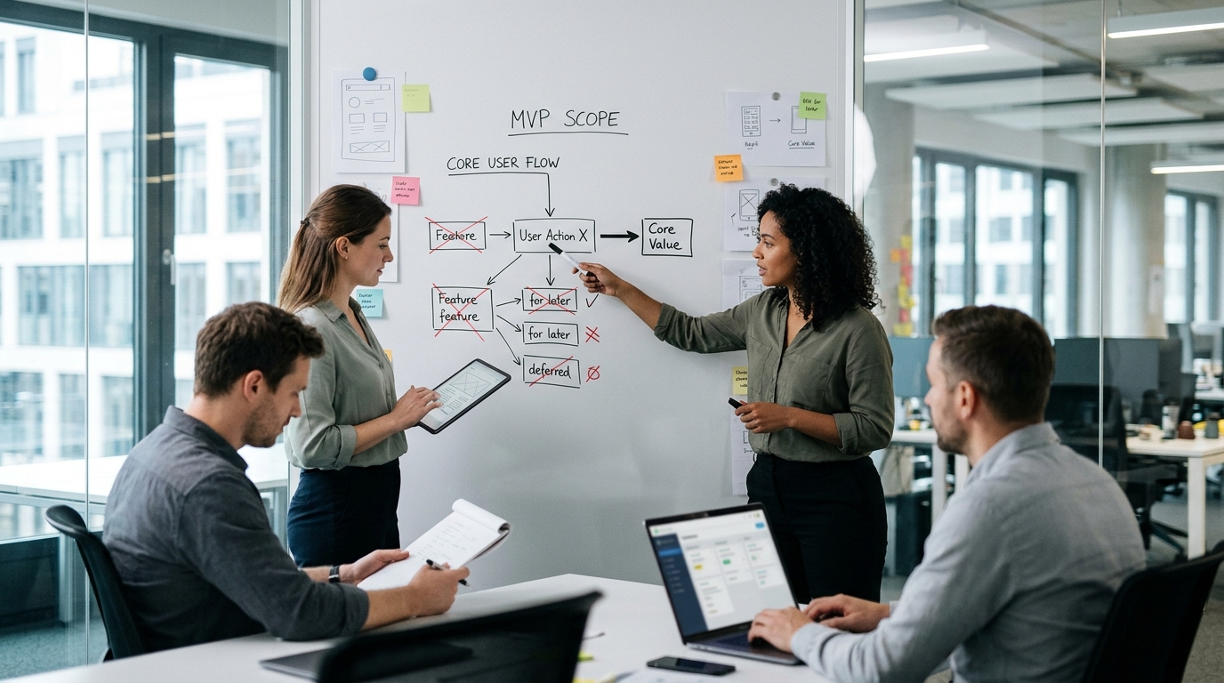 How to Scope an MVP Without Wasting Budget editorial cover