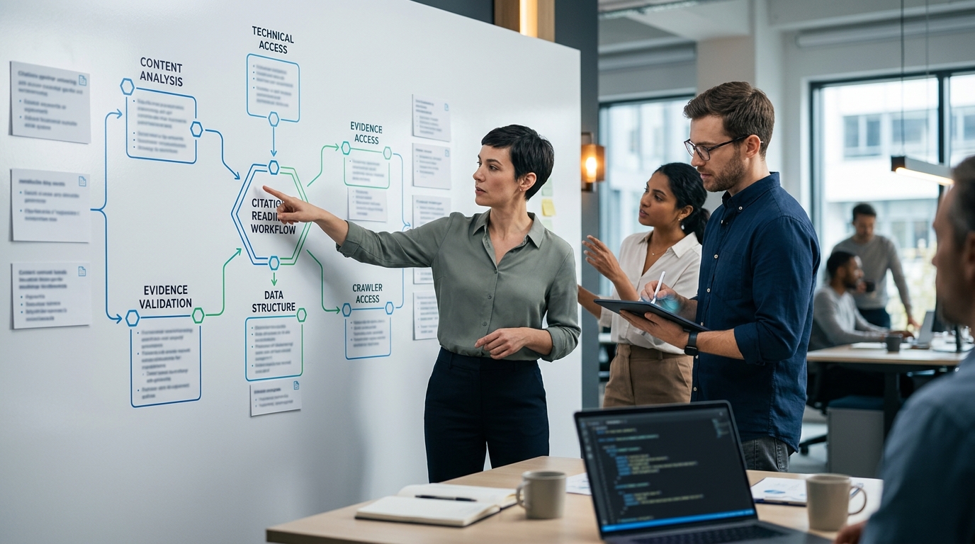 AI Citation Readiness: Prepare Your Website to Be Cited in ChatGPT and Google AI Overviews editorial visual