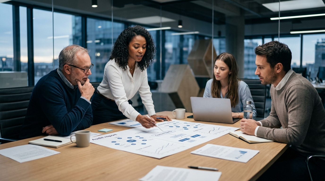 AI SEO Services: Build an Evidence-Led AI Search Visibility Program editorial visual